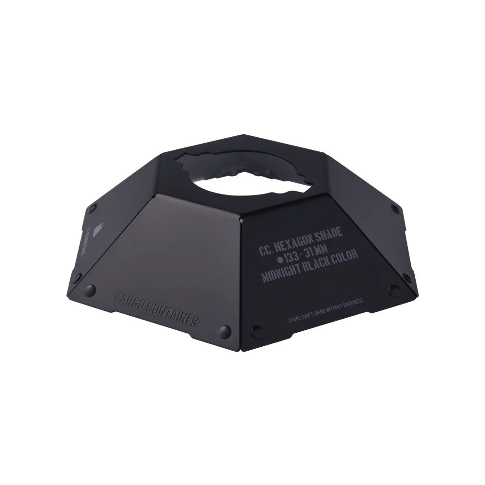 Cargo Container Hexagon Shade - Midnight Black - Suro