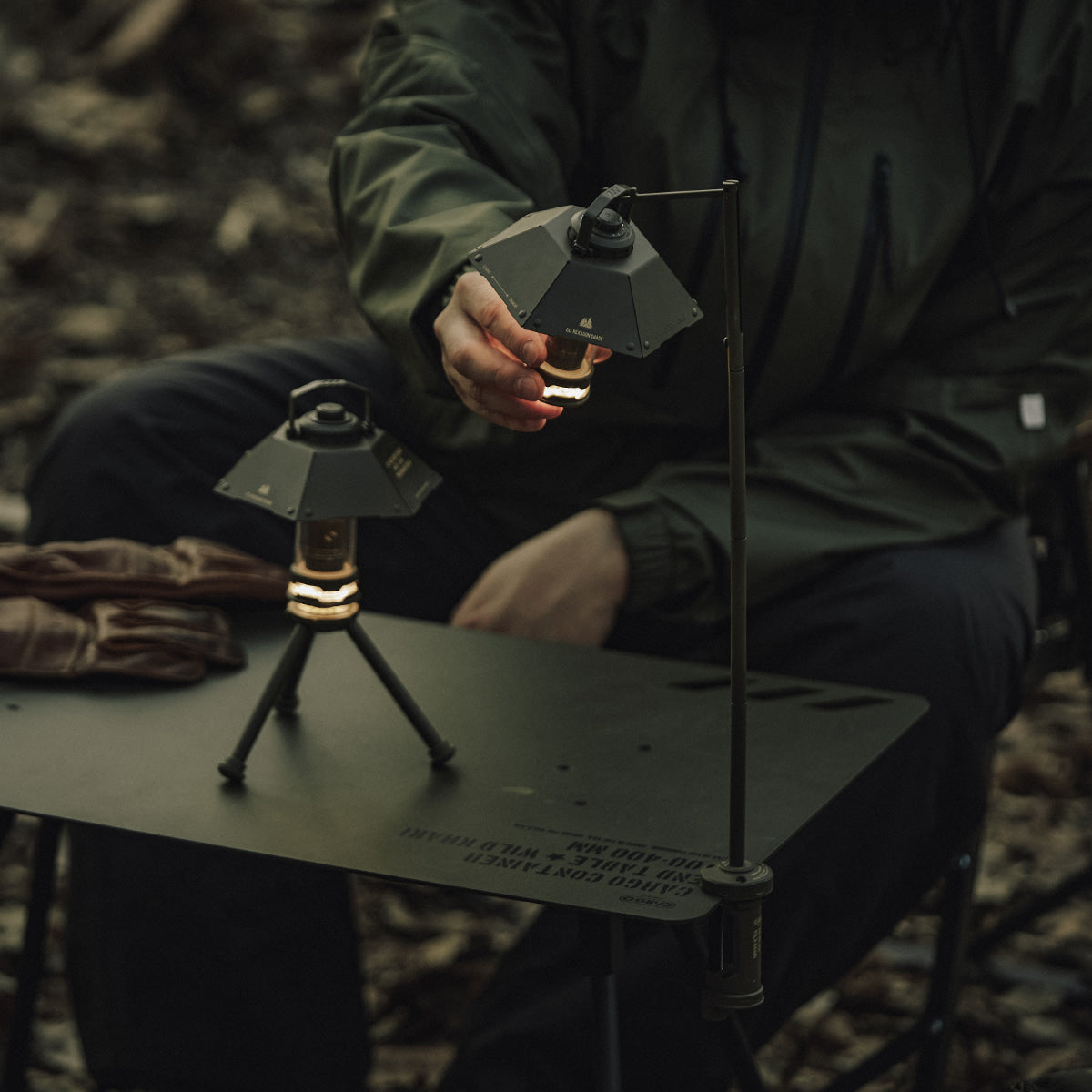 Cargo Container Hexagon Shade - Midnight Black - Suro