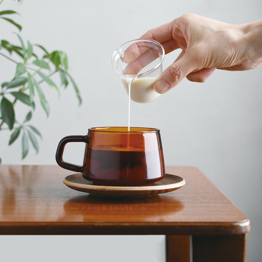 Kinto Sepia Cup & Saucer - 270ML - Suro
