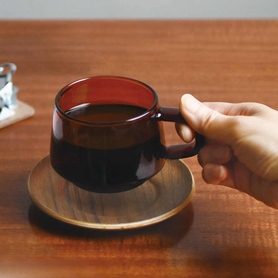 Kinto Sepia Cup & Saucer - 270ML - Suro