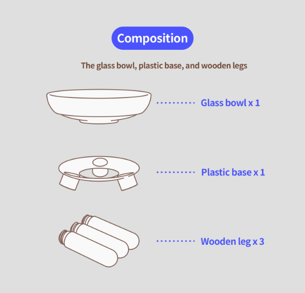 Inherent Glass Table - Beech Wood - Suro
