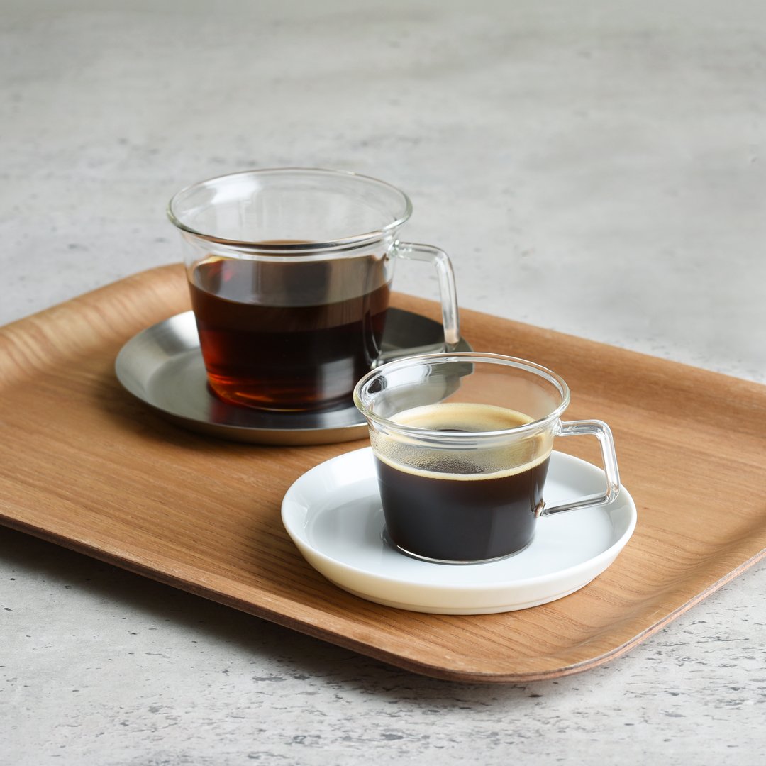 Kinto Cast Coffee Cup & Porcelain Saucer - 220ML - Suro