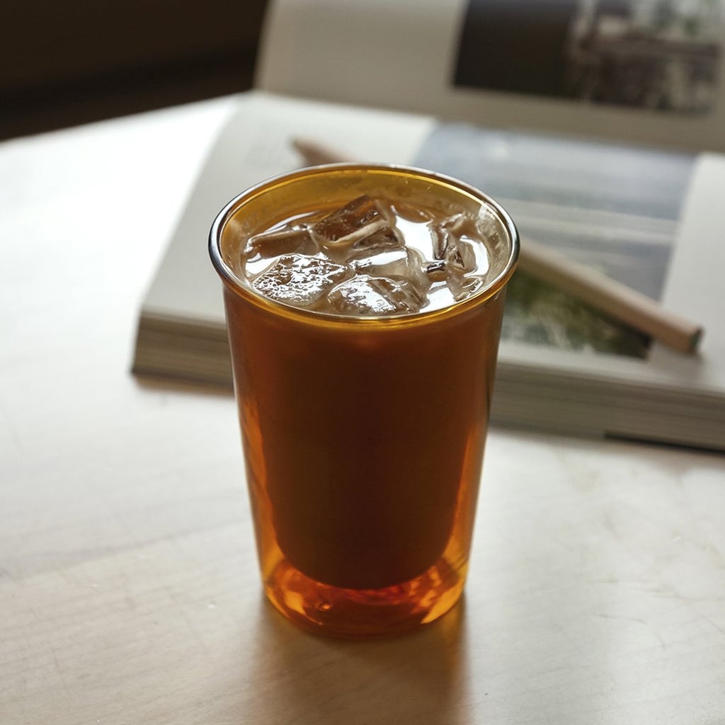 Kinto Cast Amber Double Wall Glass - 290ML - Suro