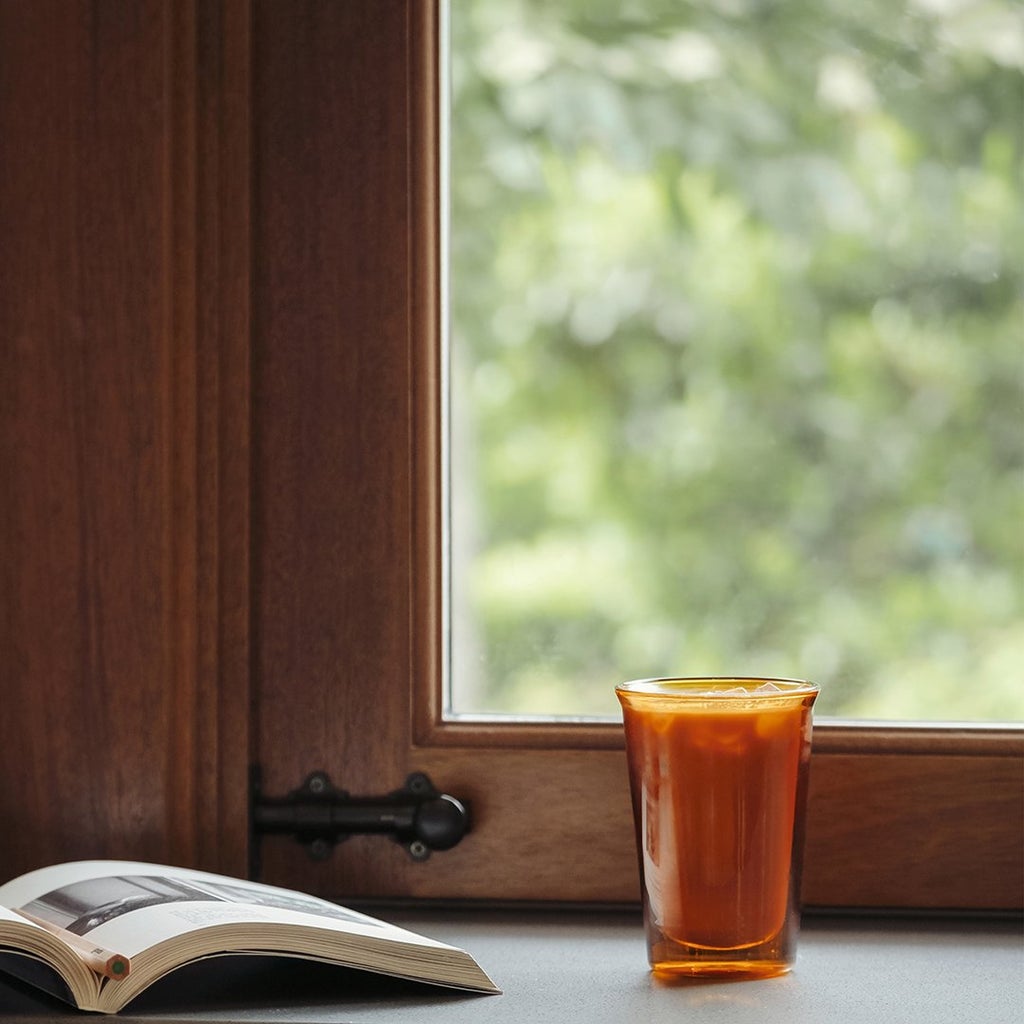 Kinto Cast Amber Double Wall Glass - 290ML - Suro
