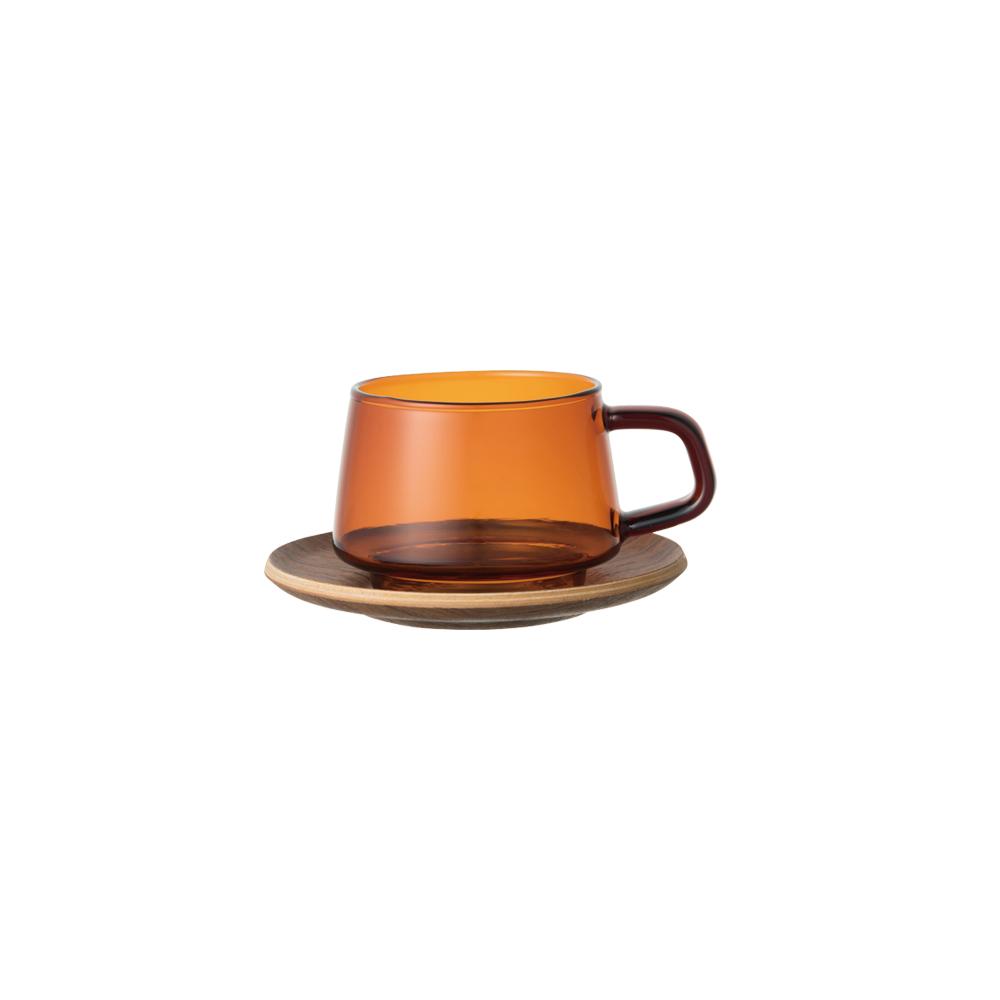 Kinto Sepia Cup & Saucer - 270ML - Suro